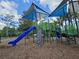 A colorful, modern playground offers a fun and safe recreational space for children in the community at 1846 Branchwater Trl, Orlando, FL 32825
