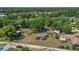 Aerial view of the home showcasing the lot size and surrounding greenery at 2045 South St, Oviedo, FL 32765