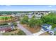 Scenic aerial view of neighborhood with house and community amenities at 2137 Brighton Ln, Orlando, FL 32817
