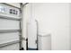 Garage water conditioner and door detail at 2157 Cypress Villas Dr, Orlando, FL 32825