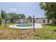 Backyard featuring a sparkling pool surrounded by an updated patio, ideal for relaxation at 2171 Chippewa Trl, Maitland, FL 32751