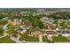Aerial view of the property showcasing the neighborhood and landscaping at 2316 Irlo Dr, Kissimmee, FL 34741