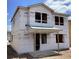 Exterior view of a home under construction showing framing and sheathing before exterior finishes are applied at 2383 Zuni Road, St Cloud, FL 34771