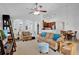 Bright living room featuring neutral tones, comfortable seating, and open-concept design at 2541 Bobby Lee Ln, St Cloud, FL 34772