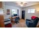 Home office setup in a bedroom at 2708 Burton Ln, Orlando, FL 32817