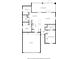 Simplified floor plan of home layout, including dimensions at 274 W 20Th St, Apopka, FL 32703