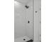 Stylish shower with white marble tile and black fixtures at 274 W 20Th St, Apopka, FL 32703