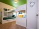 Fun bedroom featuring twin over twin bunk beds and a green ceiling at 311 W Falls Dr, Kissimmee, FL 34747