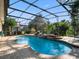 Enjoy this private screened pool area with lush landscaping and plenty of sunshine at 3352 Park Grove Ct, Longwood, FL 32779