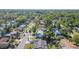 Aerial view of a residential neighborhood with tree-lined streets and well-maintained homes at 3714 Paige St, Port Orange, FL 32127