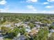 Wide shot of the area, showing the homes nestled in a lush and verdant setting at 3714 Paige St, Port Orange, FL 32127
