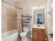 Full bathroom showcasing a vanity, toilet, and a shower with a shower curtain at 3721 S Lake Orlando Pkwy # 05, Orlando, FL 32808