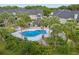 A sparkling community pool area featuring lounge chairs for residents to relax at 3721 S Lake Orlando Pkwy # 05, Orlando, FL 32808