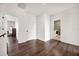 Upstairs hallway leads to bedrooms, baths, and laundry room at 455 Lazio Cir, Debary, FL 32713