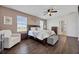 Beautiful main bedroom with large bed, matching furniture, and natural light at 455 Lazio Cir, Debary, FL 32713