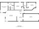 Detailed floor plan showcasing the layout of the home, including room dimensions and flow at 5423 Blueberry Dr, Orlando, FL 32811
