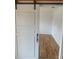 Bedroom view with sliding barn door at 701 Twin Lake Ave, Deltona, FL 32738