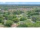 Wide aerial shot showcases the neighborhood, full of mature trees and well-spaced homes at 711 Valencia Ct, Winter Garden, FL 34787