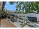 Charming backyard patio with outdoor furniture, ideal for relaxation and enjoying the outdoors at 711 Valencia Ct, Winter Garden, FL 34787