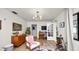 Inviting living room featuring hardwood floors, stylish decor, and ample natural light at 814 Jefferson Ave, Lakeland, FL 33801
