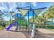 Fun playground with slides, climbing structures, and sun shades for outdoor play at 10664 Spring Buck Trl, Orlando, FL 32825