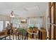 Second floor bonus room with ceiling fan, television, and boxes at 1090 Braddock Rd, Deltona, FL 32725