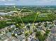 Gorgeous aerial view highlighting the location of the property to Disney World, I-4, and Celebration Golf Course at 1101 Rush Ct, Celebration, FL 34747