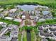 Aerial view of quaint downtown area, showcasing charming streets and nearby neighborhoods at 1101 Rush Ct, Celebration, FL 34747