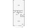 Downstairs floorplan featuring a living room, kitchen, garage, and entry layout in this house at 11574 Buoy Point Pl, Orlando, FL 32832