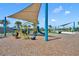 The community playground with shaded areas, slides, and interactive features provides a fun space for children to enjoy at 11574 Buoy Point Pl, Orlando, FL 32832