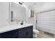 Clean and modern bathroom featuring a sleek vanity, contemporary fixtures, and a bright, airy feel at 1324 Saddleridge Dr, Orlando, FL 32835