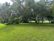 Lush green lawn with mature trees provides a serene and private outdoor space at 1333 Killbricken Cir, Ormond Beach, FL 32174