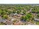 Aerial view of a residential neighborhood with tree-lined streets and well-maintained homes at 1491 Granada Ave, Daytona Beach, FL 32117