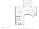 Detailed floor plan of the first floor showing the layout of rooms and dimensions at 1553 Caterpillar St, St Cloud, FL 34771