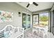 Relaxing screened patio offering comfortable seating and serene views at 38 Malauka Dr, Ocklawaha, FL 32179