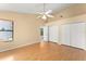Spacious bedroom with a ceiling fan, and double closets at 609 Northbridge Dr, Altamonte Springs, FL 32714