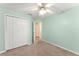 Bedroom featuring a ceiling fan and closet at 609 Northbridge Dr, Altamonte Springs, FL 32714