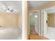 Hallway view of bedrooms and bathroom at 609 Northbridge Dr, Altamonte Springs, FL 32714