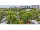 City skyline with rooftop, trees, and neighborhood at 641 E Livingston St, Orlando, FL 32803