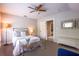 Bedroom with neutral walls, large windows, and carpeted floors at 641 E Livingston St, Orlando, FL 32803