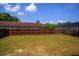 Fenced backyard with grass, ideal for outdoor activities at 6856 Ebans Bend, Orlando, FL 32807