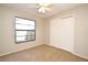 Bedroom featuring carpet, closet, window, and ceiling fan at 984 Dinero Dr, Winter Springs, FL 32708