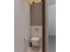 Modern bathroom featuring a sleek toilet and minimalist design at 12818 Brunello Cir, Clermont, FL 34711