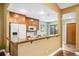 View of the eat-in kitchen with granite countertops and stainless steel appliances at 134 Heron Bay Cir, Lake Mary, FL 32746