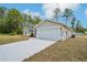 Single-story home with a two-car garage and a long concrete driveway at 13881 Sw 80Th Ave, Ocala, FL 34473