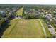 Aerial shot overlooking community soccer fields, walking trails, and common green space in a residential area at 14003 Sobrado Dr, Orlando, FL 32837