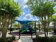 Community playground featuring slides, climbing areas, and a protective sunshade in a safe, fenced area at 14479 Tanja King Blvd, Orlando, FL 32828