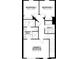 Upstairs floor plan includes the owner's suite with bath, and bedrooms 2 and 3 with a shared bath at 15345 Burgtheater Dr, Winter Garden, FL 34787