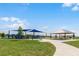 Outdoor playground and picnic area with covered seating, set on a well-maintained lawn at 15477 Blackbead St, Winter Garden, FL 34787