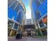 Low-angle shot of building's exterior showcasing its architecture at 155 S Court Ave # 2406, Orlando, FL 32801
